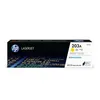 Image de Cartouche de toner jaune HP 203A authentique pour HP Color LaserJet Pro M254/M280/M281