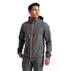Image de Veste imperméable Summit 3L pour homme PEARL iZUMi, Sauge urbaine/feu de soleil, X-Large