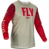 Image de Fly Racing Kinetic Wave Maillot de motocross, grau/rot, L