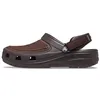 Image de Crocs Homme Yukon Vista II LR Clog M Sabots, Espresso/Mushroom, 42/43 EU