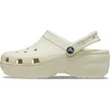 Image de Crocs Femme Classic Platform Clog W Sabots, Bone, 38/39 EU