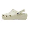 Image de Crocs Women's Classic Platform Clog, Female, 39-40 EU, Bone