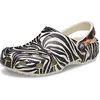 Image de Crocs Mixte Classic Print Clogs, Zebra and Leopard Shoes Sabots, Bone Multi Animal Remix, 36 EU