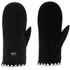Image de UGG Uggfluff Scalloped Mitten Gants pour Temps Froid, Noir, X-Large Femmes