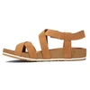 Image de Timberland pour femme. TB0A1MQRF131 Sandales en cuir Malibu Waves marron (38.5 W), 1 à 3 cm, Boucle, Casuel