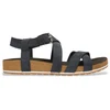 Image de Timberland pour femme. TB0A1MR30151 Sandales en cuir Malibu Waves avec talon noir (39 W), Plat, Boucle, Casuel