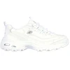 Image de Skechers pour femme. 11931 D'Lites Fresh Start Baskets en cuir blanc (42), Lacets, Casuel, Sport, Sportswear, Multisport