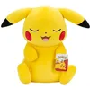 Image de Pokémon 45cm Peluche Dormir Pikachu - Jaune/Rouge - Jouet Rembourré Pokémon Officiel pour Enfants 2+ Ans 3