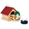 Image de Accessoires Maison de Poupées Niche du chien en bois Tender Leaf Toys®