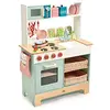 Image de Tender Leaf Toys - Mini Chef Kitchen Range- Wooden Pretend Play Kitchen Set Develops Social, Creative and Imaginative Skills, Gender-Neutral - Age 3+