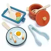 Image de Jouet Dinette en bois Poêles et casseroles Tender Leaf Toys® - U