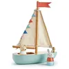 Image de Jouet en bois Bateau Voilier Sailaway Tender Leaf Toys®