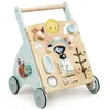 Image de Chariot de Marche Pousseur Bébé en bois Multi Activité Météo