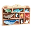Image de Jouets en bois Figurines Les animaux de la mer Tender Leaf Toys® -