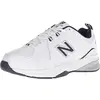 Image de New Balance 608v5 Casual Comfort, Cross Trainer Homme, Blanc/Bleu Marine, 42.5 EU