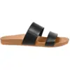 Image de Reef pour femme. RF0A3OKSBLN Sandales Cushion Vista noires (37.5), Plat, Aucun, Casuel