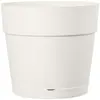 Image de Pot rond à réserve d'eau plastique Deroma Save R blanc ø48 x h.43,1 cm