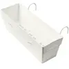 Image de Jardinière à réserve d'eau + support Deroma Save R blanc 49 x 29 x h.17.3cm