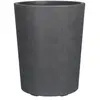 Image de Vase plastique gris anthracite  53 cm Deroma avec réserve d'eau