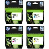 Image de HP 953XL Pack de 4 Cartouches d'Encre Noire, Cyan, Magenta et Jaune grandes capacités Authentiques (3HZ52AE)