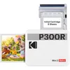 Image de Kodak Mini 3 Retro 4PASS Imprimante Photo Portable (7,6x7,6cm) - Blanc
