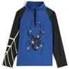 Image de Spyder Col en T semi-zippé pour garçon, bleu électrique, 3 ans