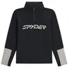 Image de Spyder Speed Veste polaire semi-zippée pour homme, noir, Medium