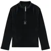 Image de Spyder Top Shimmer Bug 1/2 zippé pour fille (grands enfants), noir, Medium