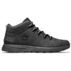 Image de Timberland pour homme. TB0A1YN50151 Sprint Trekker Leather Sneakers Black (43.5), Cuir, Noir, Plat, Lacets, Sport, Outdoor, Durable