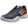 Image de K-Swiss Court Express HB Chaussures de Tennis pour Femme - Multicolore - Graystone Peach Nectar White, 37 EU