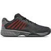 Image de K-Swiss Homme Hypercourt Express 2 Tennis Shoe Chaussure, Noir de Jais Acier Gris Spicy Orange, 42.5 EU