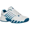 Image de K-Swiss Bigshot Light 4 Chaussures de tennis pour homme, Blanc brillant/bleu céleste/bleu plongée, 42 EU