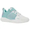 Image de K-Swiss Chaussures de tennis Ultrashot Team pour femme, Blanc brillant/bleu ange/lilas transparent, 39 EU