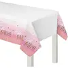Image de amscan 572294 - Nappe en Papier pour fête d'anniversaire pour Enfants Oh Baby Rose 137 x 259 cm