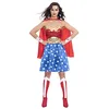 Image de amscan Warner Bros 9906147 Déguisement de super-héros Wonder Woman pour femme Taille 42-44