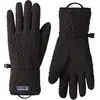 Image de Gants Retro Pile Fibres Recyclées Patagonia Noir XS