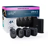 Image de Arlo Ultra 2 4K avec Smarthub, Camera video surveillance WiFi exterieure sans fil, Vision nocturne couleur, Detecteur de mouvement, Compatible Alexa, Essai Arlo Secure inclus, 4 Caméras noir