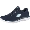 Image de Skechers Femme Summits Trainer, Navy Mesh/ White Trim, 36 EU