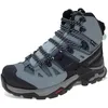 Image de SALOMON Quest 4 GTX W Bottes de randonnée pour femme, Gris/bleu (Slate Trooper Opal Blue), 40 EU