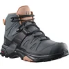 Image de Salomon Femme Women's X Ultra 4 Mid Gore-tex Hiking Boots for Women Chaussures de Randonnée Basses, Ebony/Mocha Mousse/Almond Cream, 42 EU