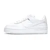 Image de NIKE Femme Air Force 1 Shadow Sneaker, Blanc, 38.5 EU