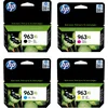 Image de HP 963XL Pack de 4 Cartouches d'Encre Noire, Cyan, Magenta et Jaune grandes capacités Authentiques (3YP35AE) pour HP OfficeJet Pro 9010 series / 9020 series