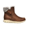 Image de Skechers pour femme. 44779 Bottines Synergy - Collab brown (39), Marron, Tissu, 1 à 3 cm, Aucun, Casuel, Imitation cuir