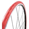 Image de Tannus Tire Pneu Solide Airless 700x28c (28-622) Semi Slick | Pneu Massif sans Air 100% Anti-crevaison Vélo de Route, Couleur Volcano (Rouge), Dureté Hard