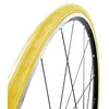 Image de Tannus Tire Pneu Solide Airless 700x28c (28-622) Semi Slick | Pneu Massif sans Air 100% Anti-crevaison Vélo de Route, Couleur Lemon (Jaune), Dureté Regular