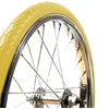 Image de Tannus Tire Pneu Solide Airless 16" x 1,25 (Brompton) Dual Size (32-349) (32-355) Mini Velo | Pneu Massif 100% Anti-crevaison Vélo Pliable de Ville, Couleur Lemon (Jaune), Dureté Regular