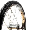 Image de Tannus Tire Pneu Solide Airless 16" x 1,25 (Brompton) Dual Size (32-349) (32-355) Mini Velo | Pneu Massif 100% Anti-crevaison Vélo Pliable de Ville, Couleur Midnight (Noir), Dureté Regular
