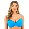 Image de Fantasie East Hampton Haut de bikini à armatures froncées pour femme, Bleu diamanté, 95D (Taille Fabricant:36D)