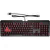 Image de HP OMEN Encoder - Clavier Mécanique Gaming AZERTY (Filaire - USB, Anti-Ghosting, Switch Cherry MX Red, Rétroéclairage LED Rouge) - Noir/Rouge