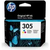 Image de Cartouche dencre HP 305 authentique tricolore (3YM60AE) pour HP DeskJet 2300/2700/2810/4222/4230/Plus4100 HP Envy 6000/Pro 6400